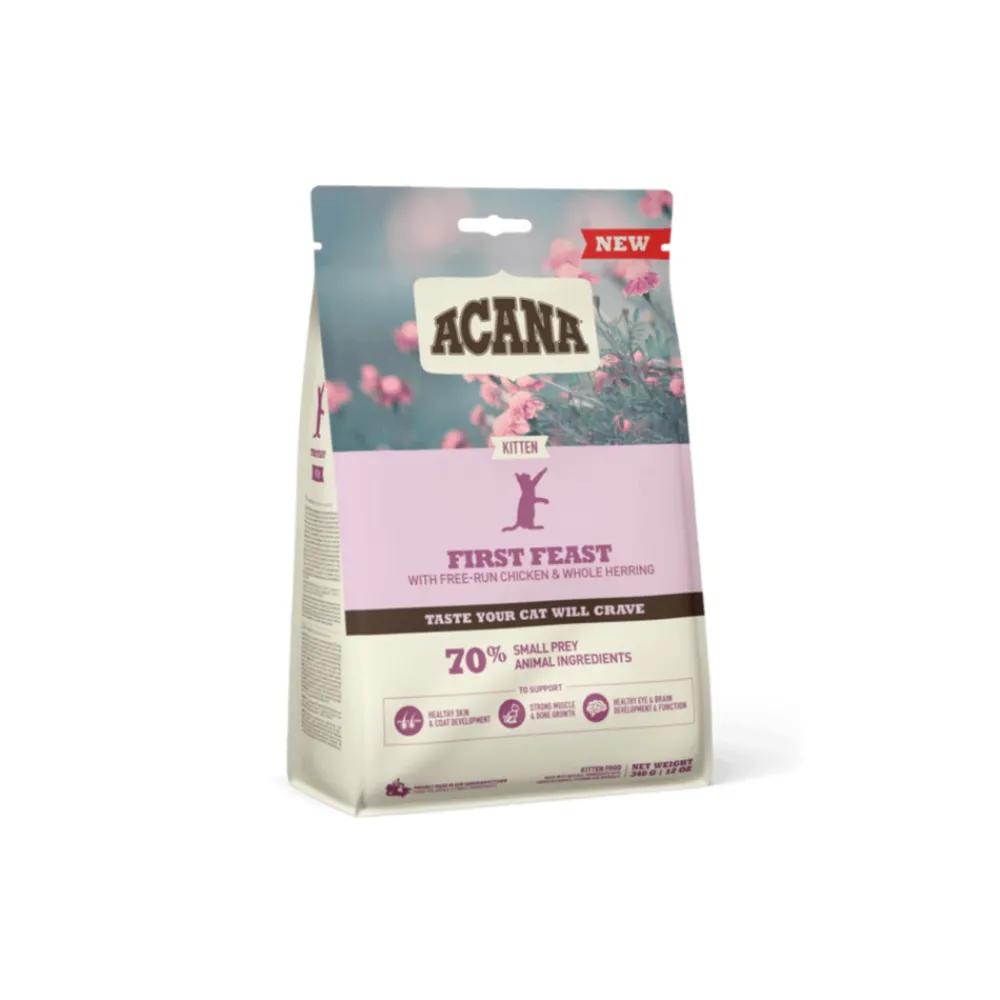 Kattenvoer<Acana Kattenvoer Kitten First Feast 340 gr
