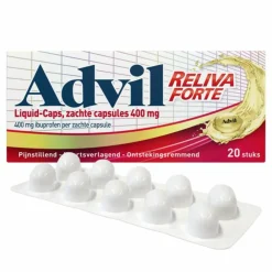 Reliva Forte Liquid-Caps 400 20 capsules^Advil Clearance