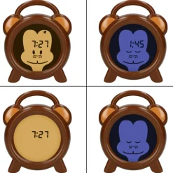 Thuis & Onderweg<Alecto BC-100 Slaaptrainer-Nachtlamp-Wekker Aap