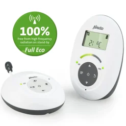 Thuis & Onderweg<Alecto DBX-125 Babyfoon met Display Full eco DECT