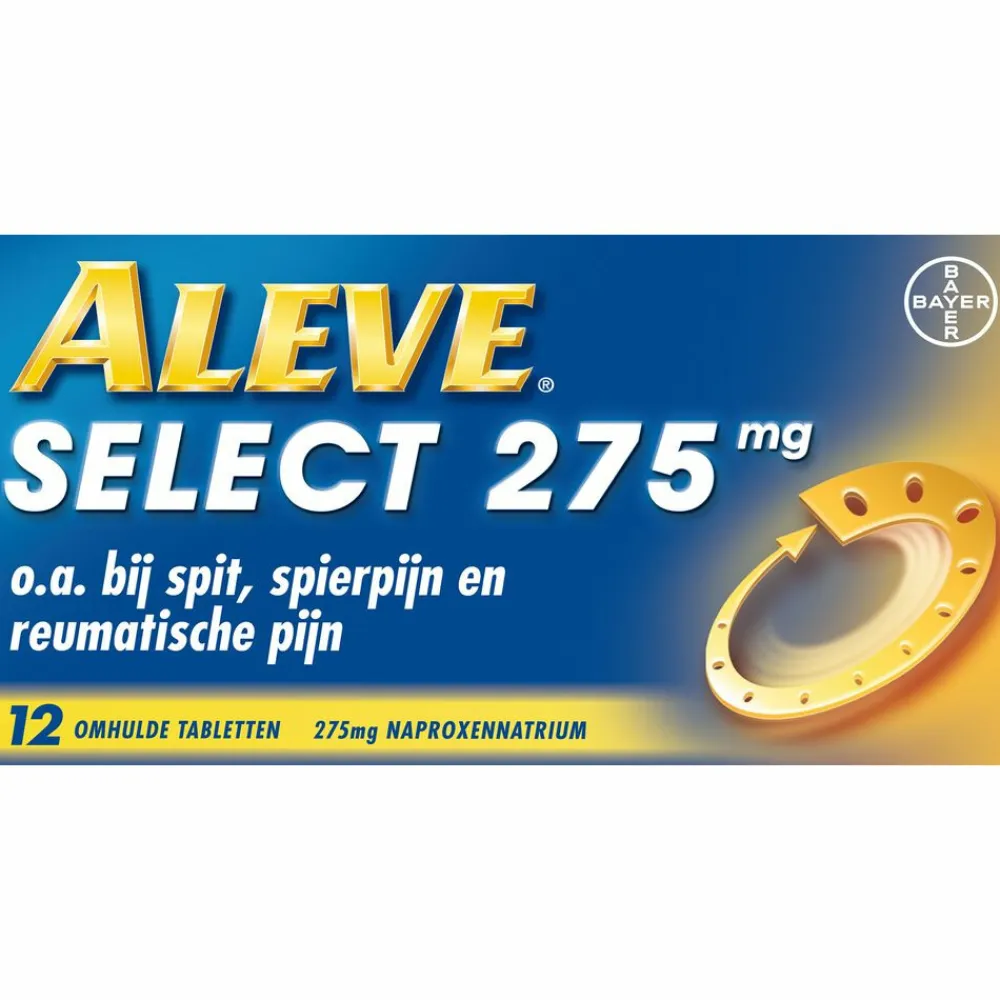 Select 275 12 tabletten^Aleve Hot
