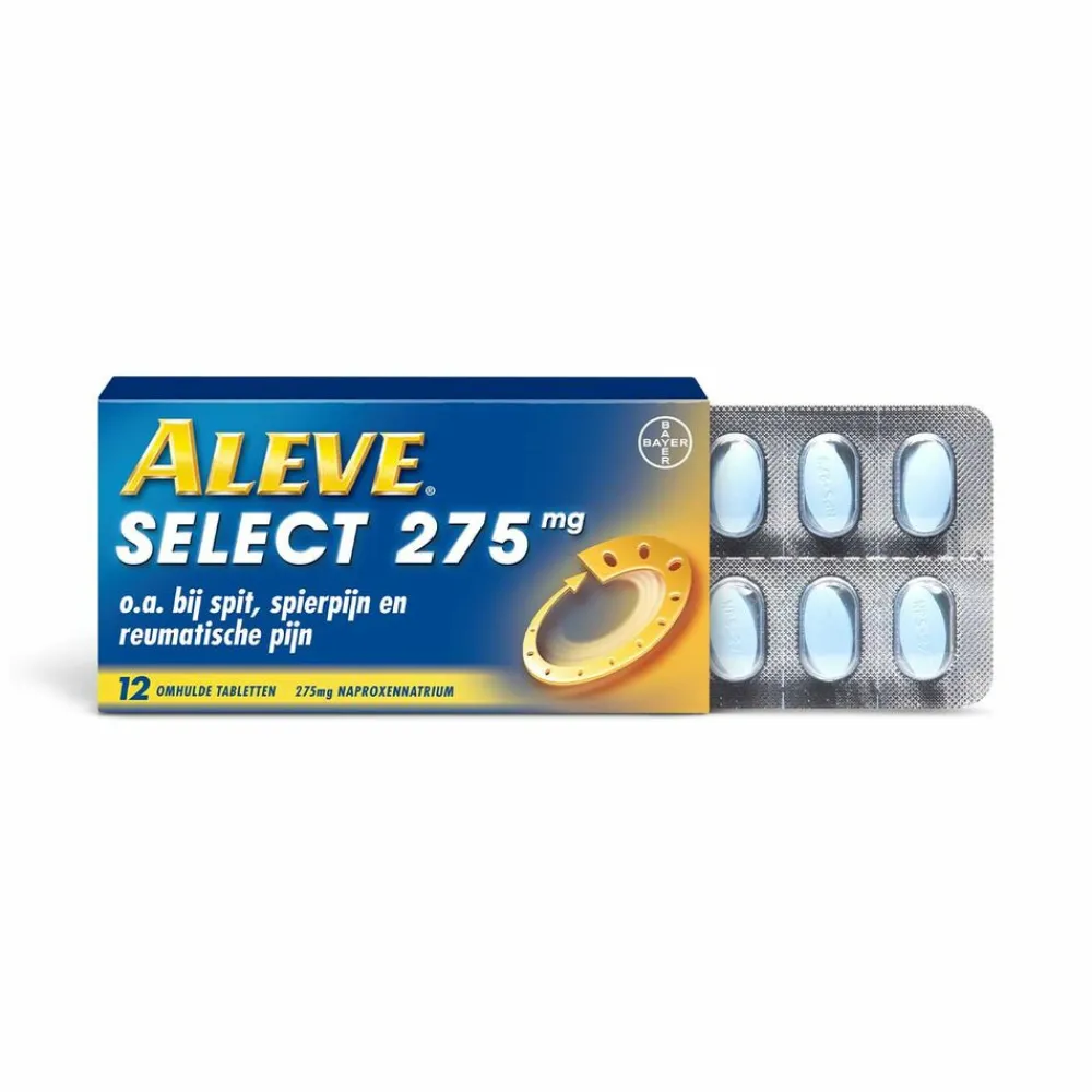 Select 275 12 tabletten^Aleve Hot