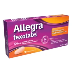 Allergie<Allegra Fexotabs Bij Hooikoorts 10 tabletten