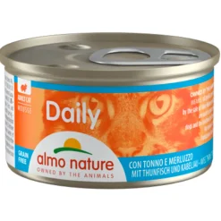 Discount Daily Menu Mousse Kattenvoer Nat Tonijn & Witvis 85 gr Kattenvoer