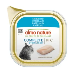 Clearance HFC Alu Kattenvoer Nat Blikje Kabeljauw 85 gr Kattenvoer