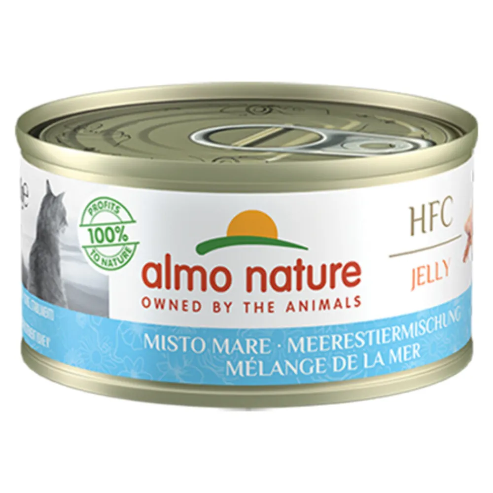 HFC Jelly Kattenvoer Nat Gemengde Zeevis 70 gr^Almo Nature Outlet