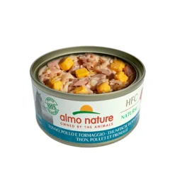 HFC Natural Kattenvoer Nat Blikje Tonijn & Kip & Kaas 70 gr^Almo Nature Best