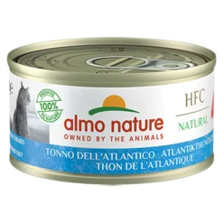 Discount HFC Natural Kattenvoer Nat Blikje Atlantische Tonijn 70 gr Kattenvoer