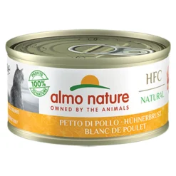 HFC Natural Kattenvoer Nat Blikje Kipfilet 70 gr^Almo Nature New
