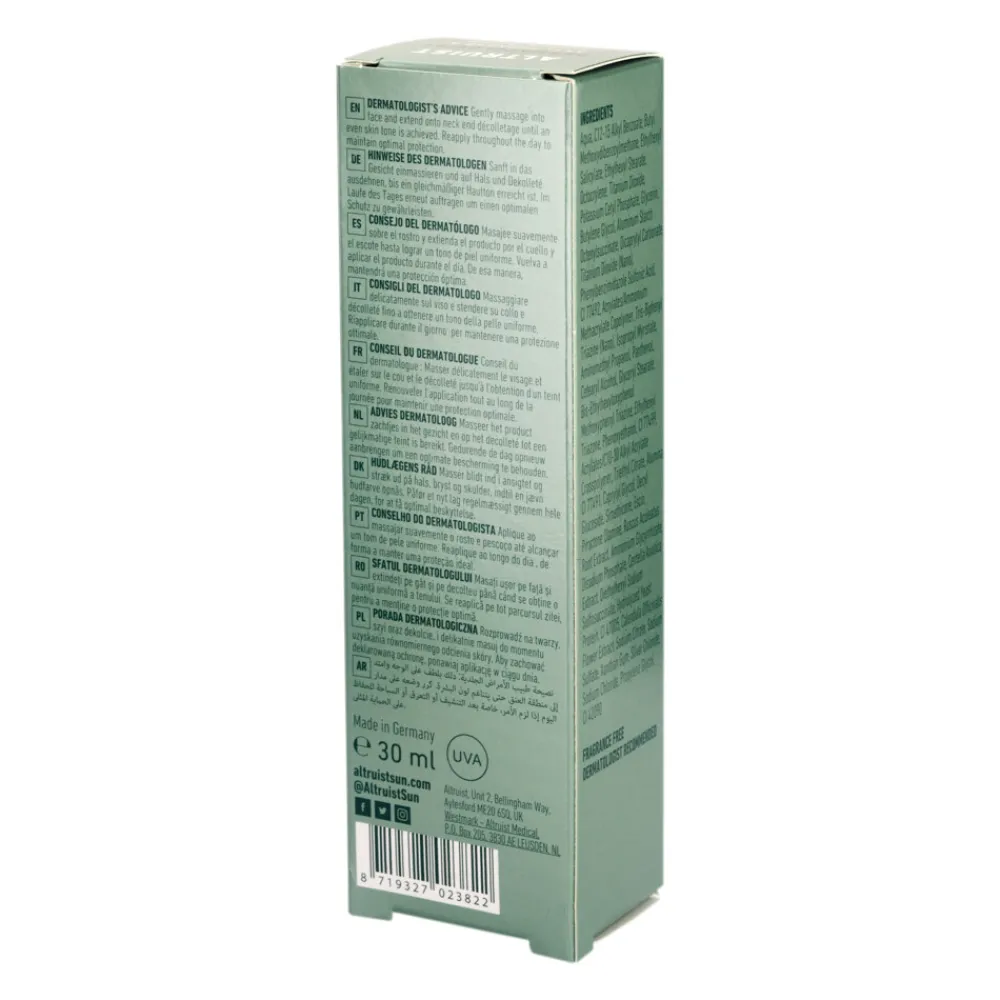 New Zonnebrand Crème Anti-Roodheid en Pigment SPF 50 30 ml Zonbescherming