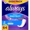 Clearance Daily Protect Inlegkruisjes Long 64 stuks Intiemhygiëne