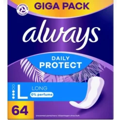 Clearance Daily Protect Inlegkruisjes Long 64 stuks Intiemhygiëne
