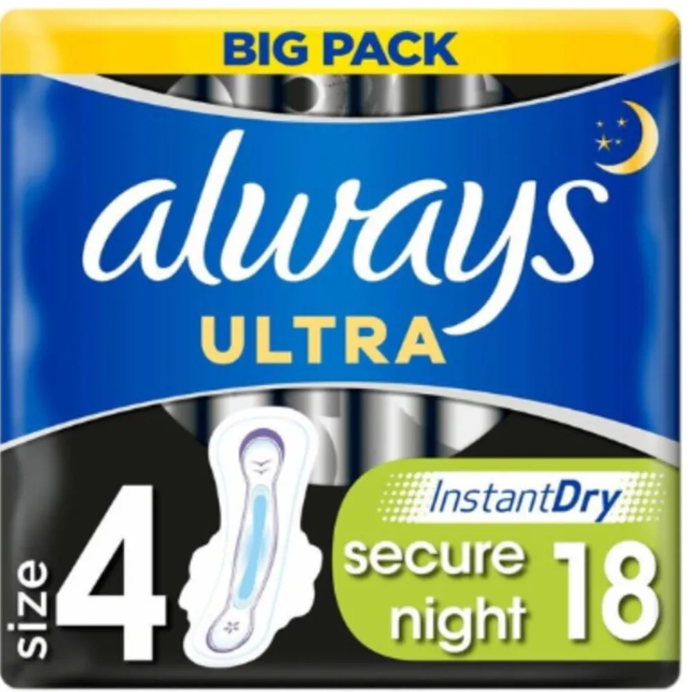 Clearance Maandverband Platinum Ultra Night 18 stuks Intiemhygiëne