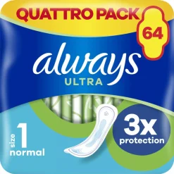 Maandverband Ultra Normal 64 stuks Intiemhygiëne