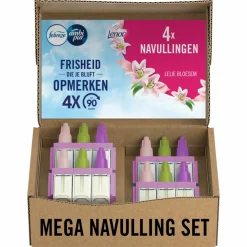 Luchtverfrisser<Ambi Pur Elektrische Luchtverfrisser Navulling Lelie Bloesem 4 stuks