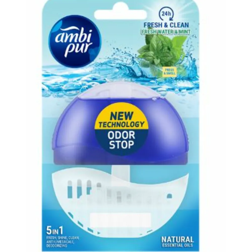 Toiletartikelen<Ambi Pur Toiletblok Starterkit 5in1 Fresh Water & Mint