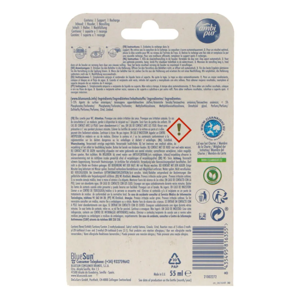 Toiletartikelen<Ambi Pur Toiletblok Starterkit 5in1 Fresh Water & Mint