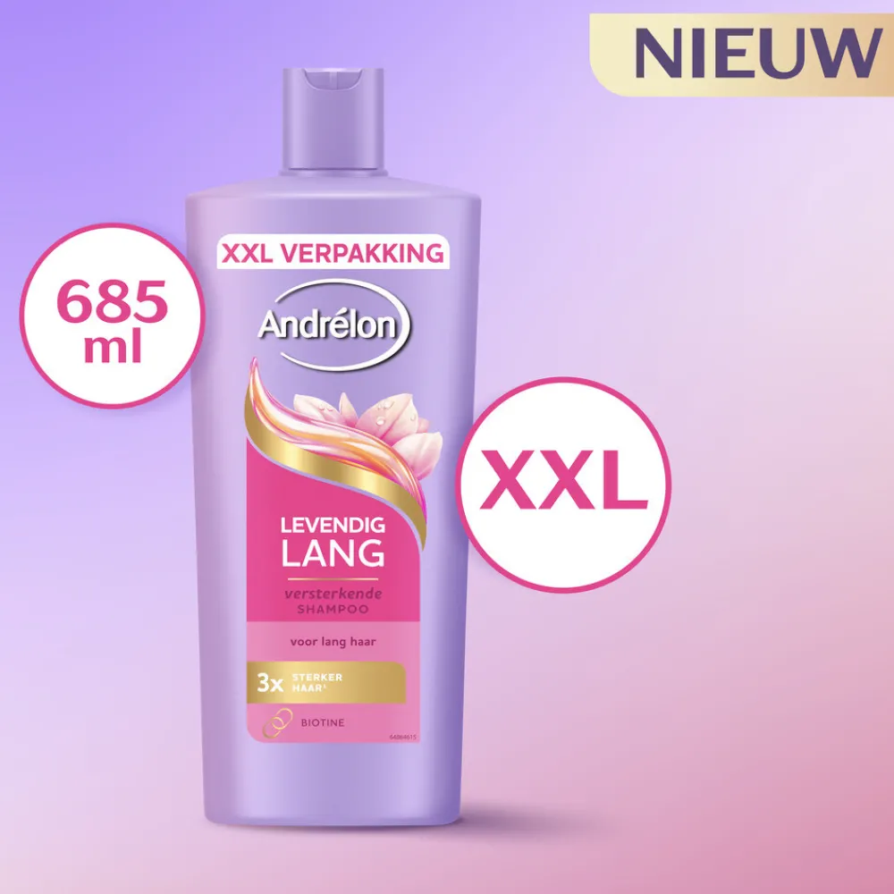 Shampoo<Andrélon Shampoo Levendig Lang 685 ml