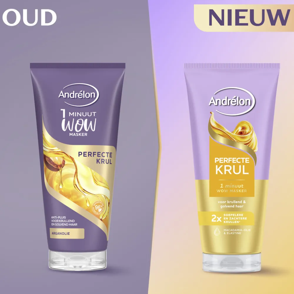 Haarmasker<Andrélon WOW Masker Perfecte Krul 180 ml