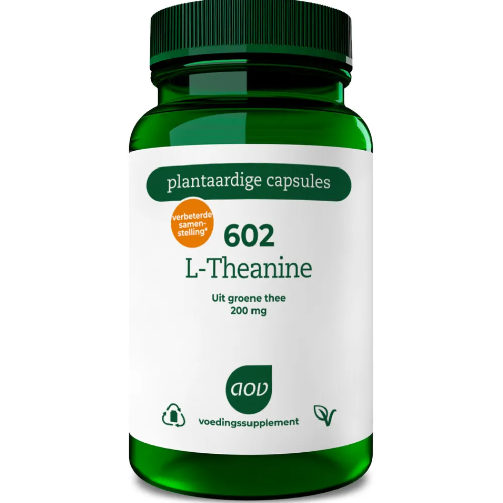 Hot 602 L-Theanine 30 vegacapsules Speciale Bestanddelen