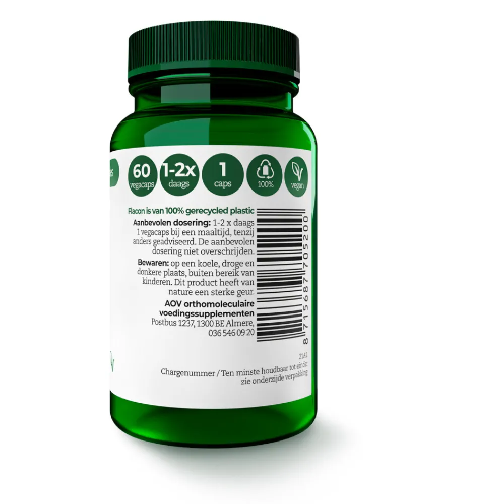 Mineralen<AOV 520 Selenium 200 mcg 60 vegacapsules