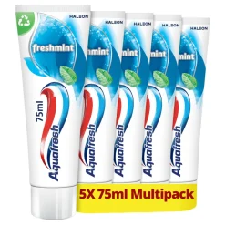 Spoelen & Poetsen<Aquafresh Tandpasta Freshmint Frisse Adem 5 stuks