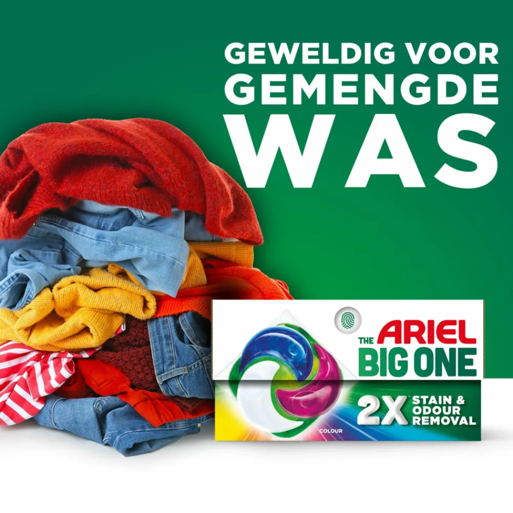 3in1 Wasmiddel Pods The Big One Color 15 stuks^Ariel Sale