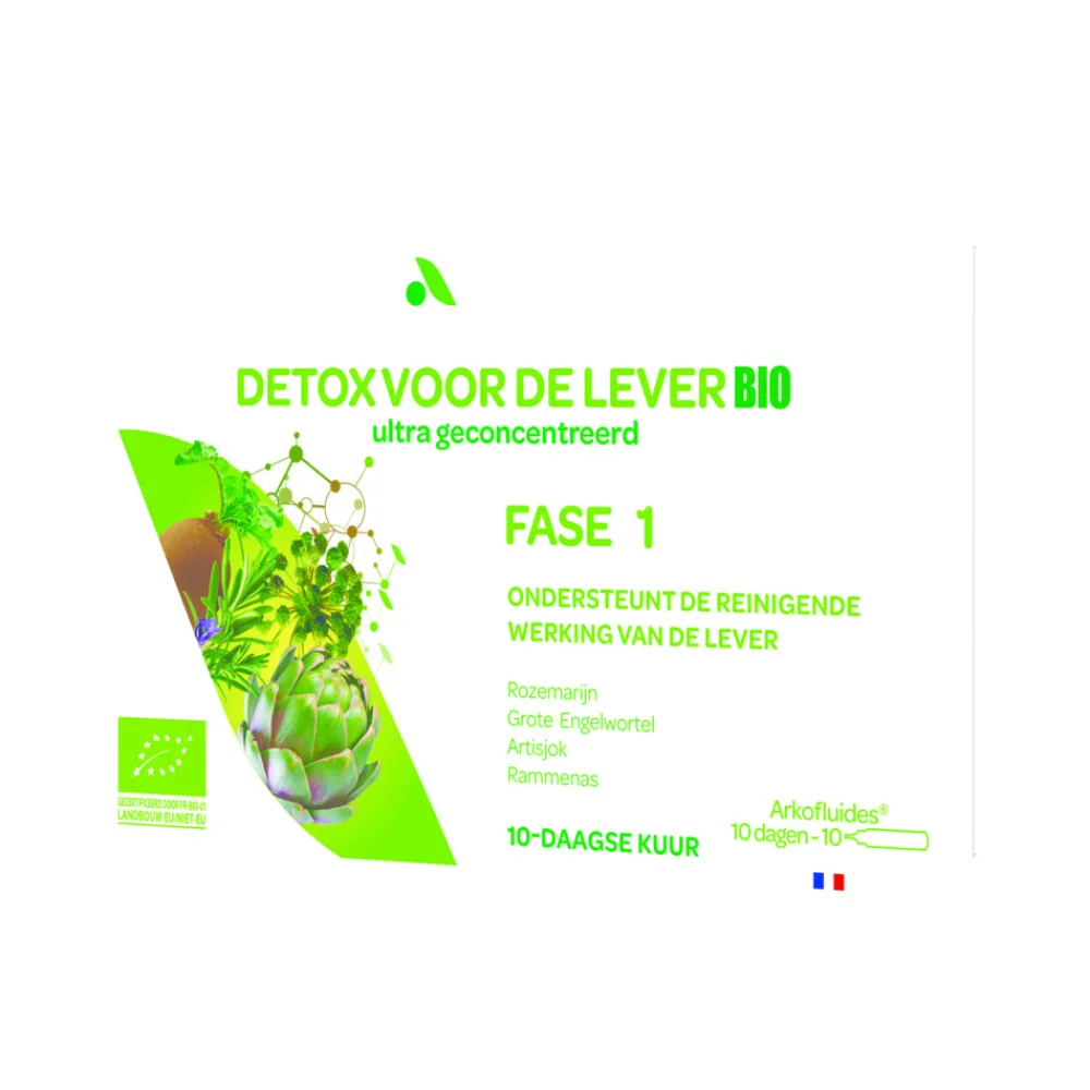 Organen<Arkopharma Bio Drinkampullen Lever Detox 10 ampullen