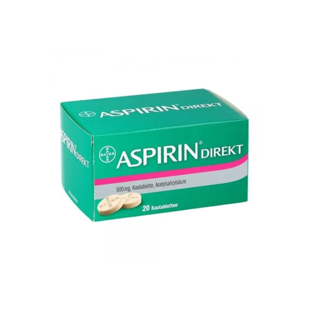 Direkt 500 mg Kauwtabletten 20 tabletten^Aspirine Discount