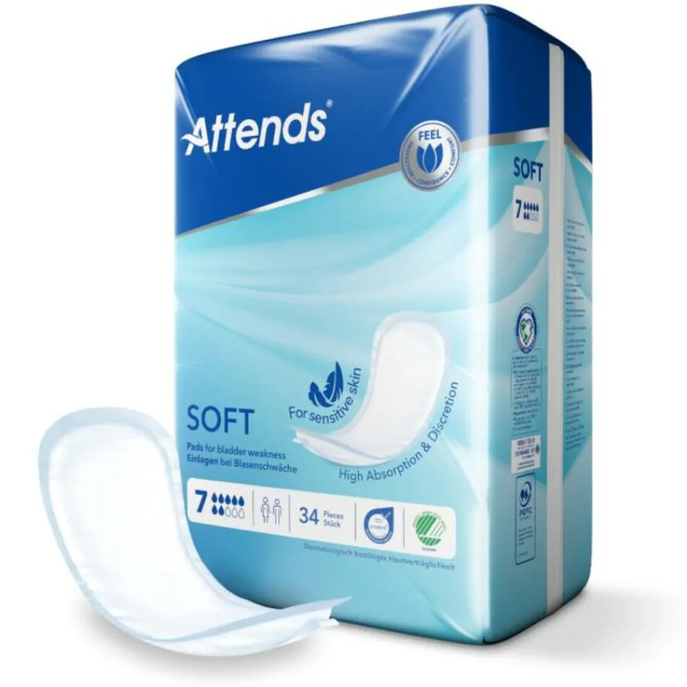 Soft 7 34 stuks^Attends Sale