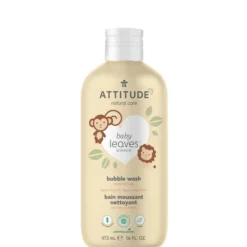Bad & Douche<Attitude Baby Leaves Natural Bubble Wash Pear Nectar 473 ml