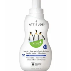 2In1 Wasmiddel & Verzachter 35 Wasbeurten 1040 ml^Attitude Outlet
