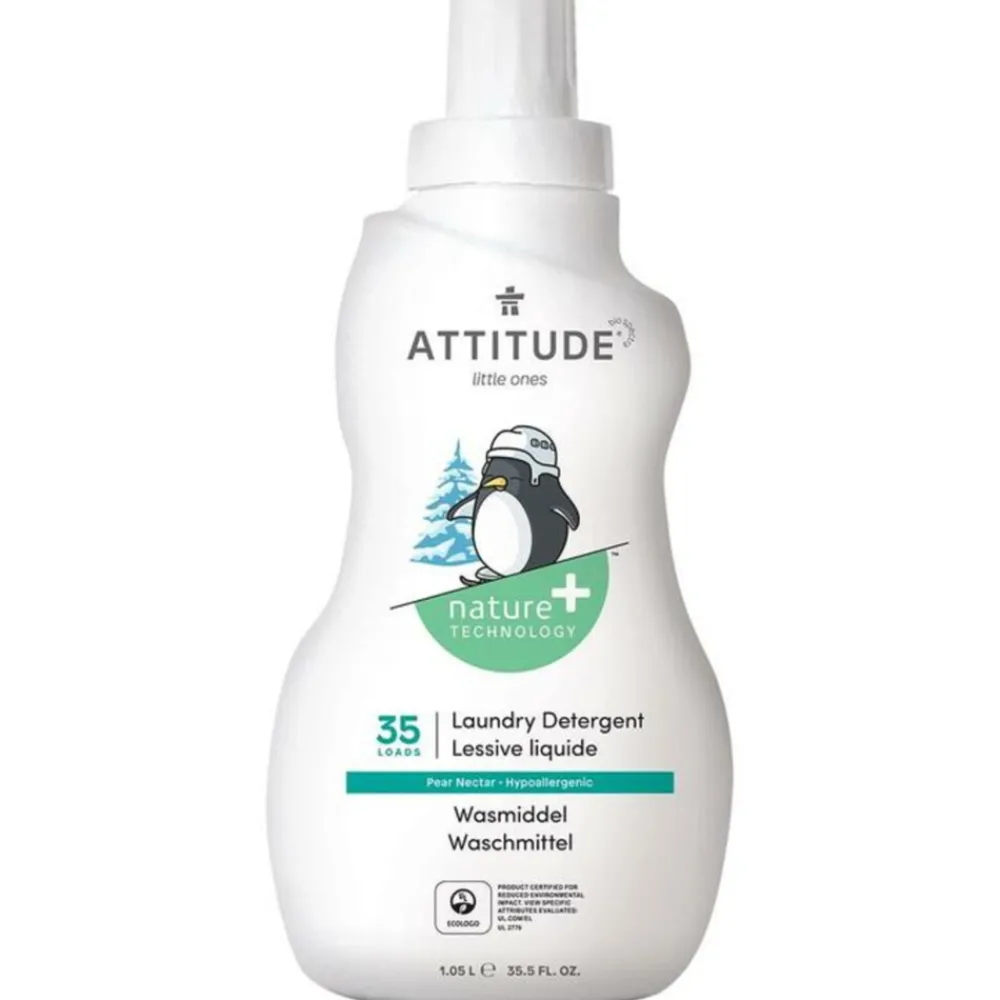Wasmiddel<Attitude Little Ones Wasmiddel Pear Nectar 35 Wasbeurten 1 liter