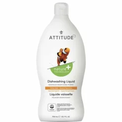 Handafwas<Attitude Vloeibaar Afwasmiddel Citrus Zest 700 ml