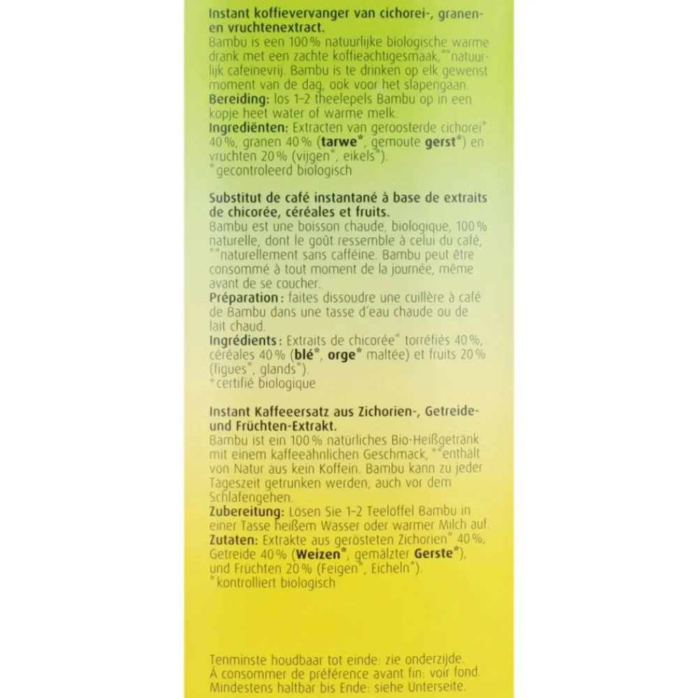 Bambu Eko 200 gr^A.Vogel Sale