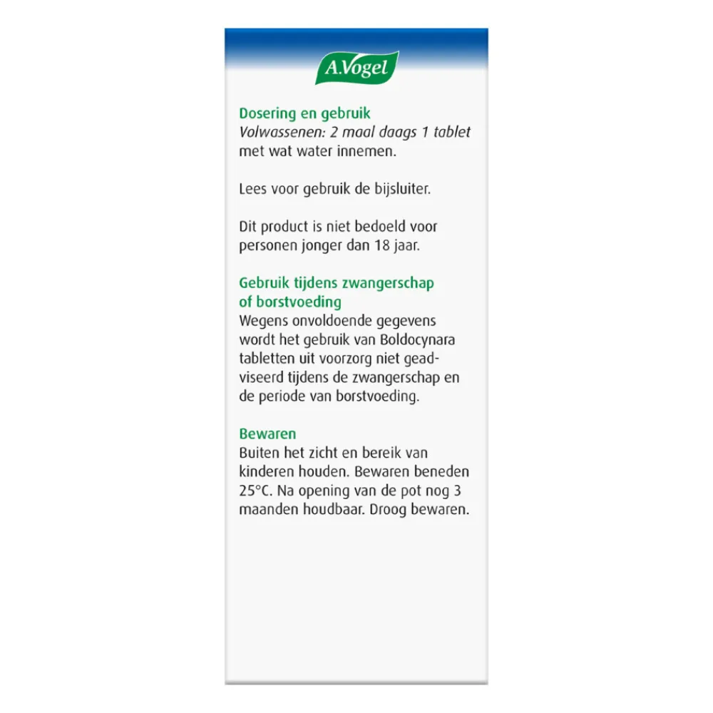 Maag & Darm<A.Vogel Boldocynara 80 tabletten