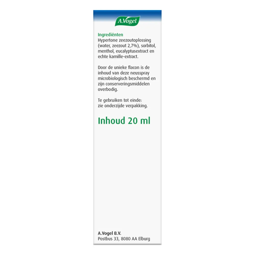 Cinuforce Neusspray Extra Sterk + Menthol 20 ml^A.Vogel Online