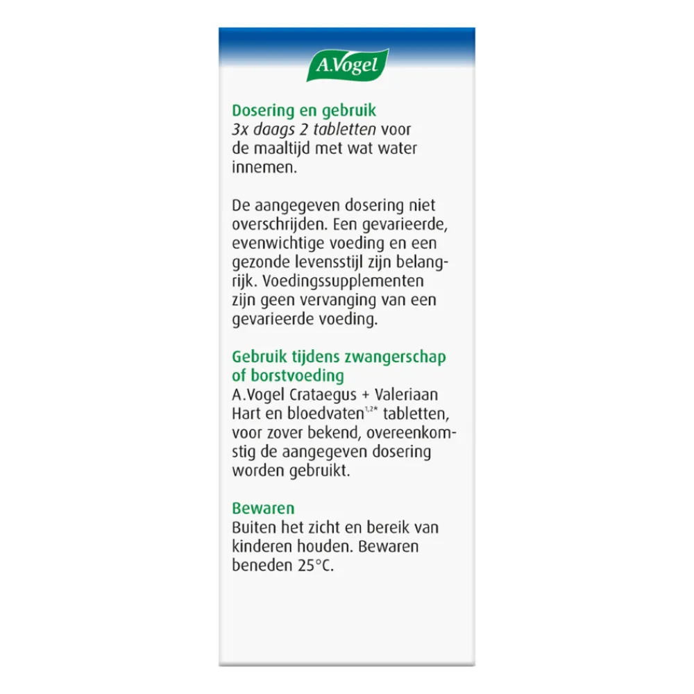 Crataegus Hart en bloedvaten 80 tabletten^A.Vogel Hot