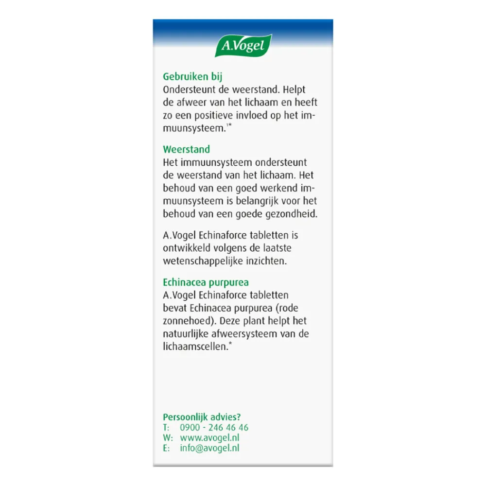 Echinaforce Weerstand 80 tabletten^A.Vogel Online