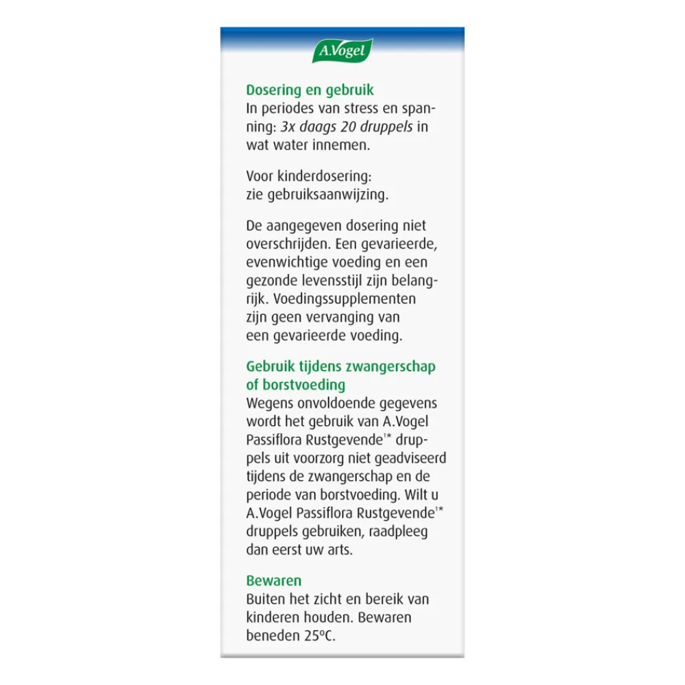 Rustgevend & Slapen<A.Vogel Passiflora Rustgevend 100 ml