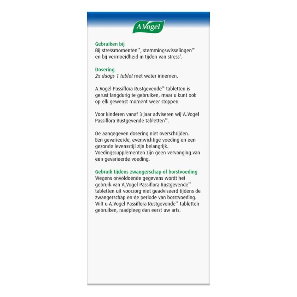 Sale Passiflora Rustgevend bij Stemmingswisselingen 30 tabletten Rustgevend & Slapen