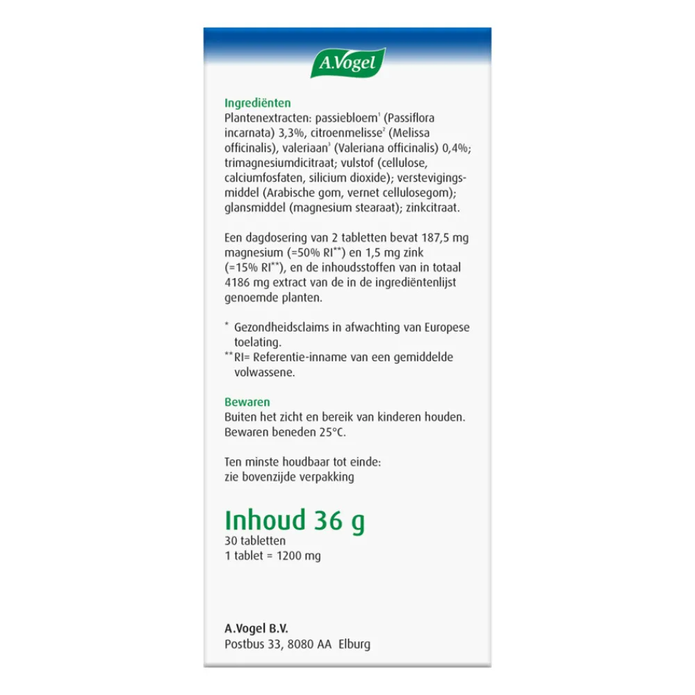 Sale Passiflora Rustgevend bij Stemmingswisselingen 30 tabletten Rustgevend & Slapen