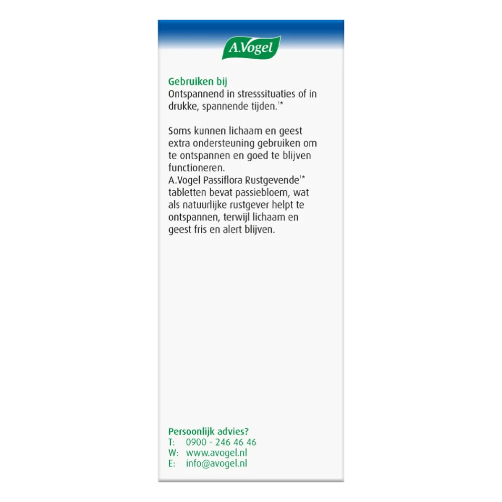 Passiflora Rustgevend 80 tabletten^A.Vogel Clearance