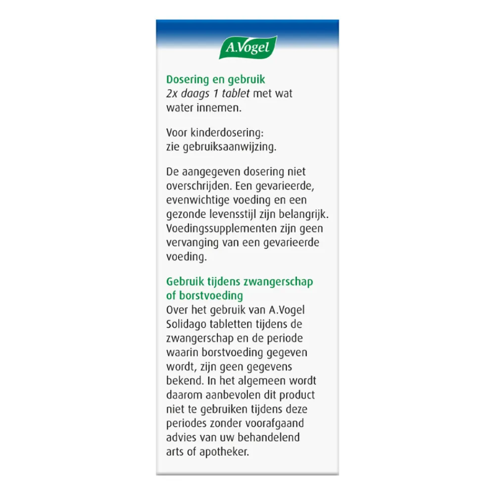 Clearance Solidago Vochthuishouding 60 tabletten Organen