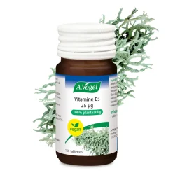 Vitaminen<A.Vogel Vitamine D3 25 ug 100 tabletten