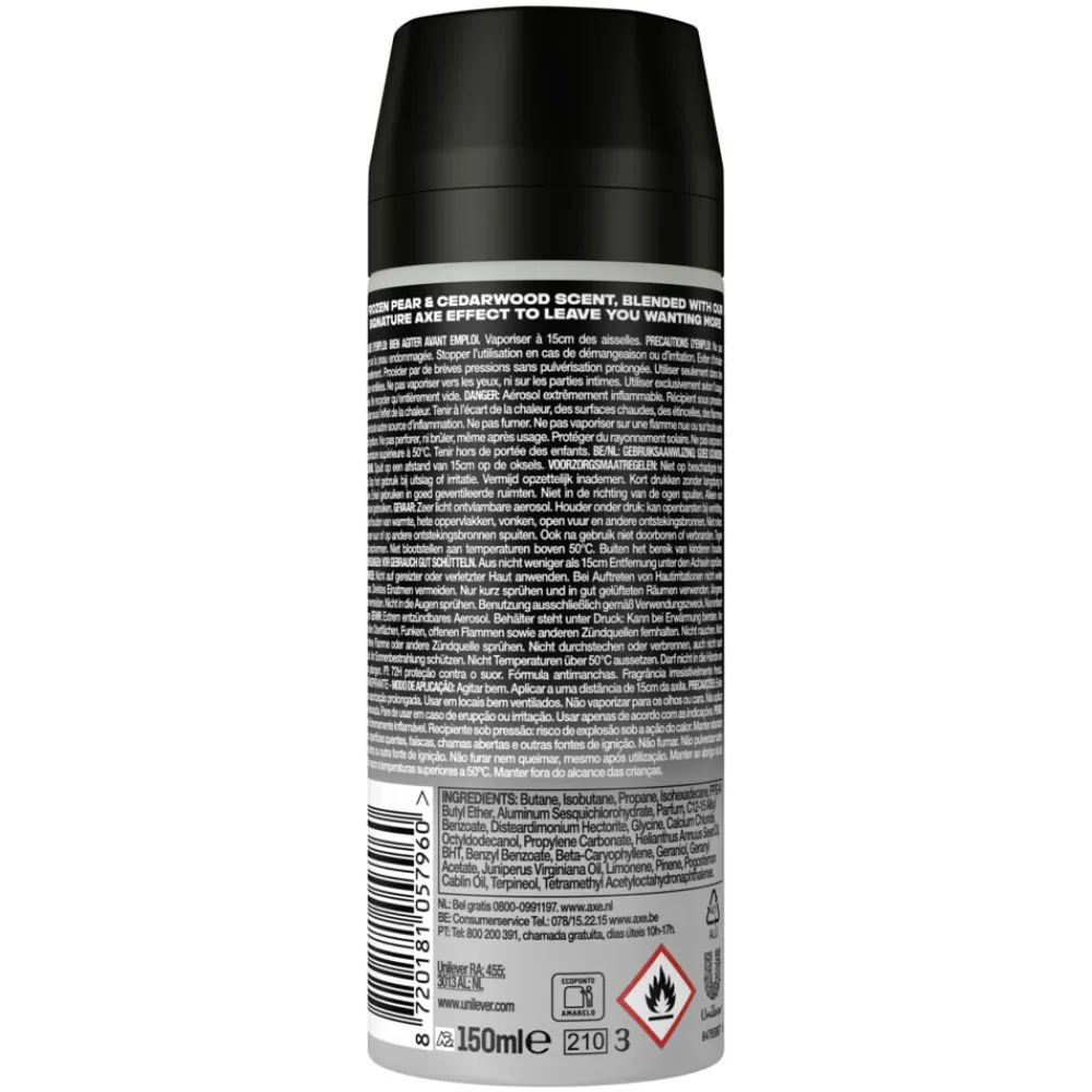 Deodorant<Axe Anti-Transpirant Spray Black 150 ml