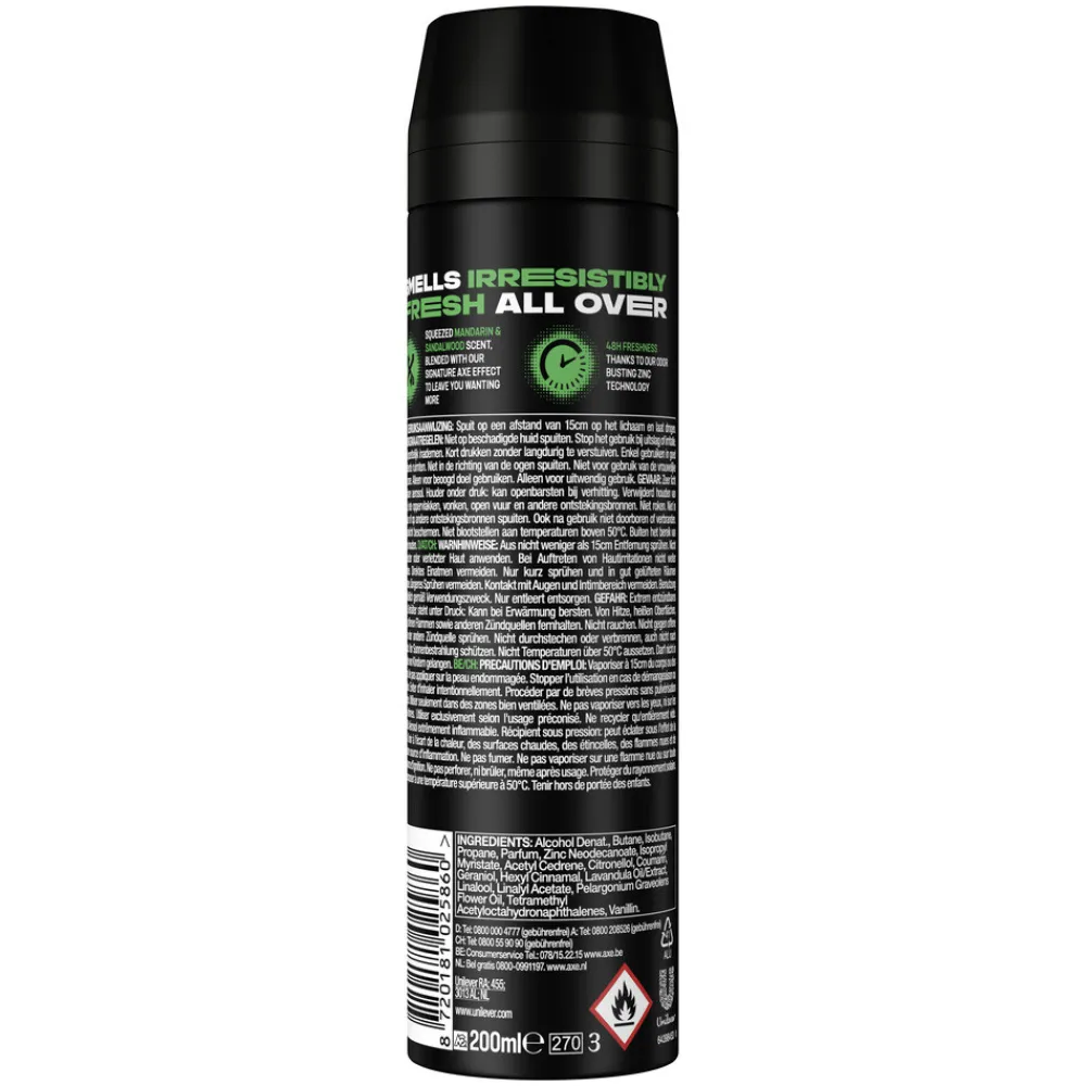 Deodorant Bodyspray Africa 200 ml^Axe Hot