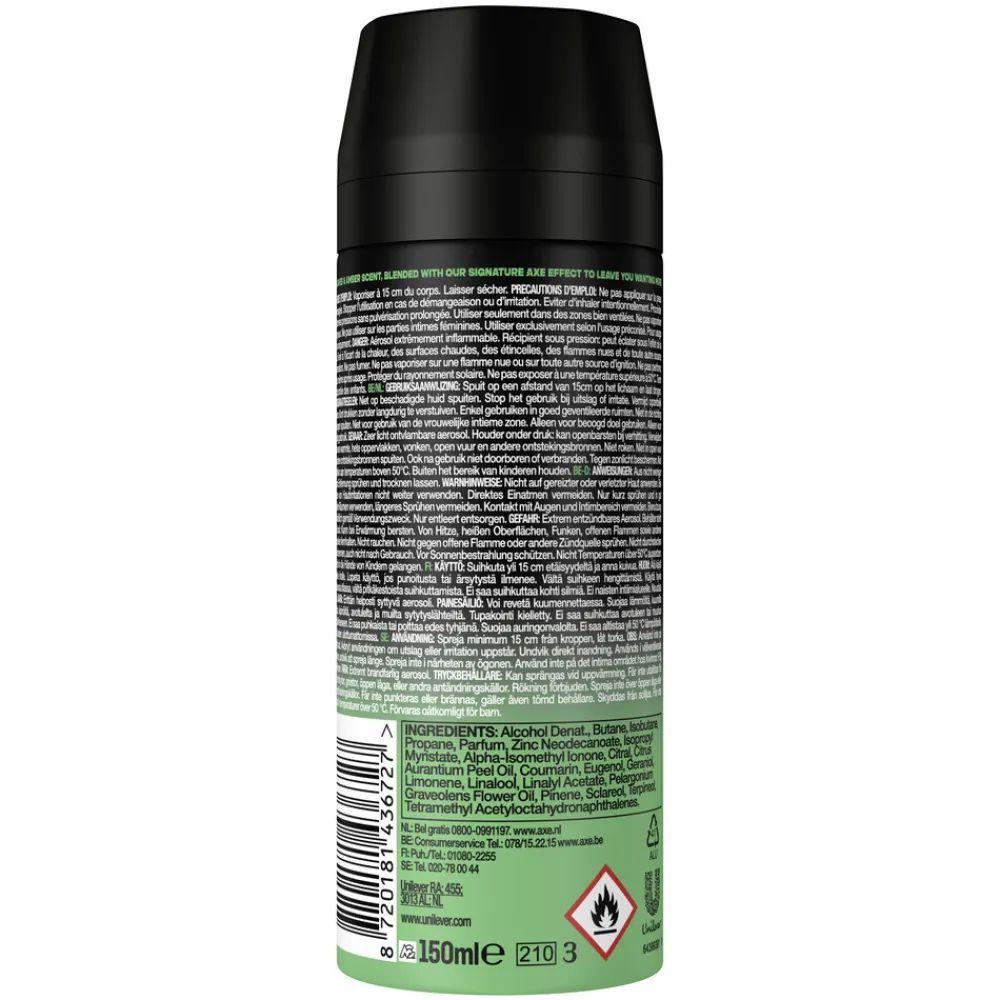 Deodorant Bodyspray Jungle Fresh 150 ml^Axe Clearance