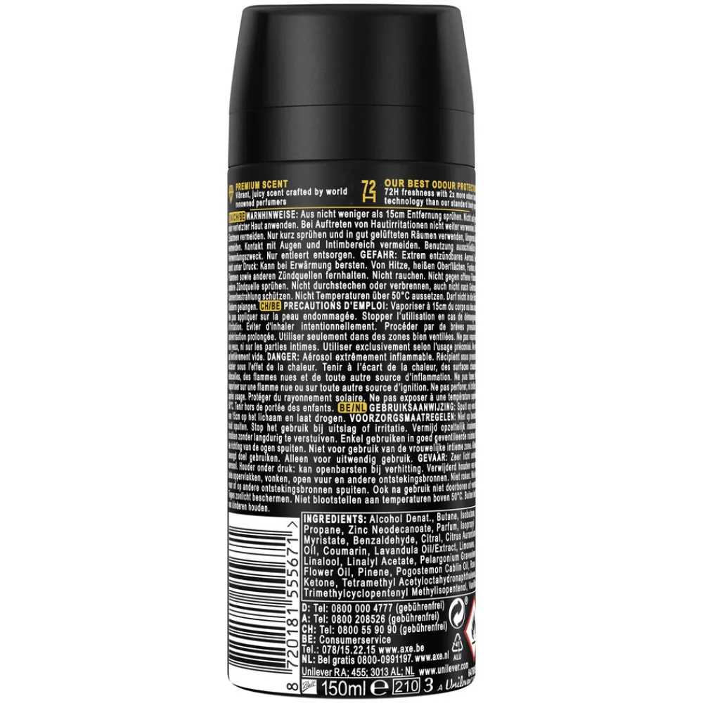 Deodorant<Axe Deodorant Bodyspray Peach Infusion 150 ml