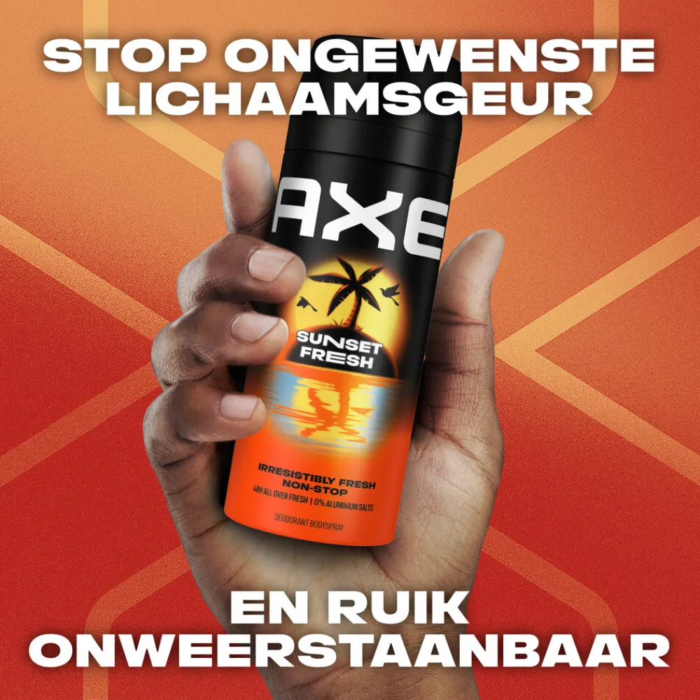 Deodorant Bodyspray Sunset Fresh 150 ml^Axe Hot